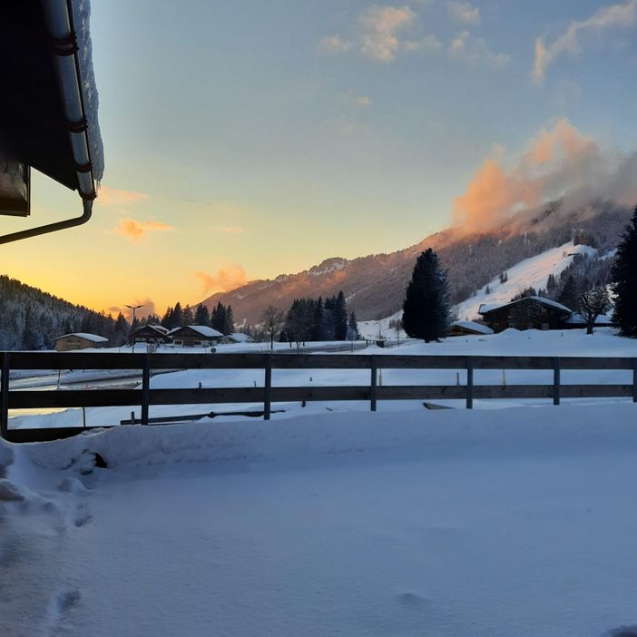 Sonnenaufgang in Balderschwang