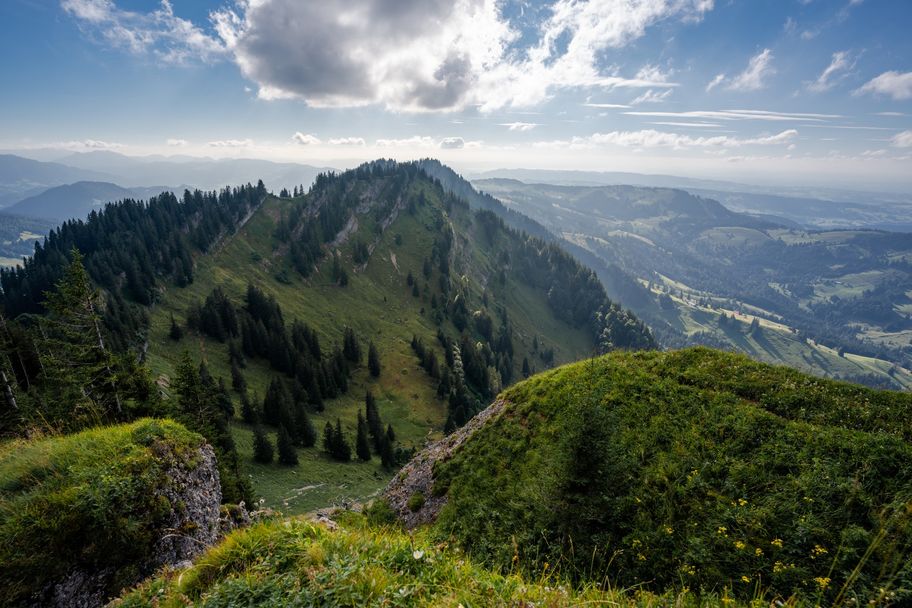 Ausblicke vom Premium-Wanderweg Luftiger Grat