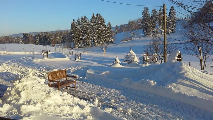 bei uns im Winter