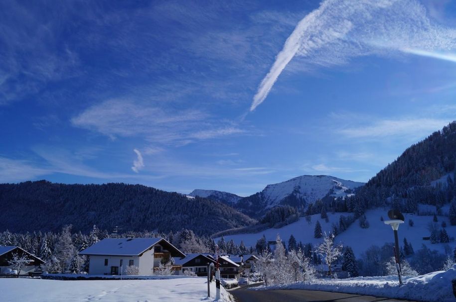 Winterlandschaft mit Hochgrat