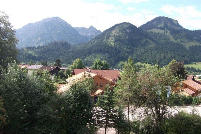 Blick vom Balkon