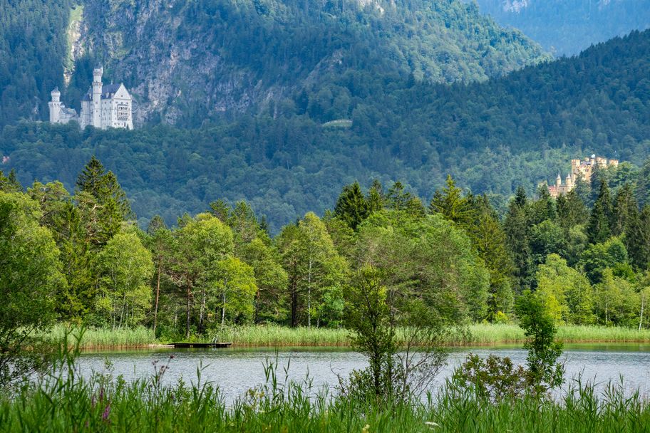 Blick auf die Königsschlöser