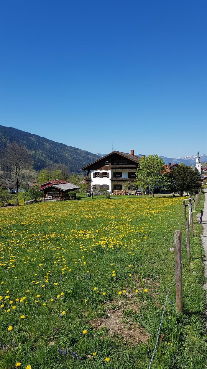 Blick auf das Landhaus Via Decia