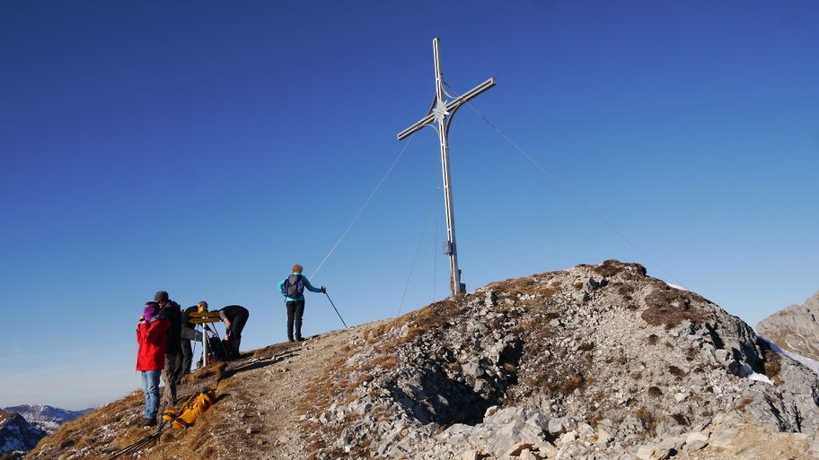 Der Gipfel der Gaichtspitze (1986 m)