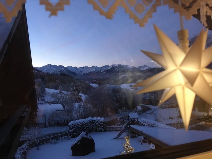 Winter mit Blick in die Oberstdorfer Berge