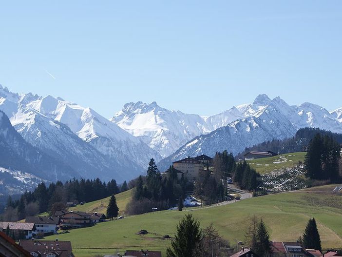 Herrlicher Bergblick vom Haus Bergsicht