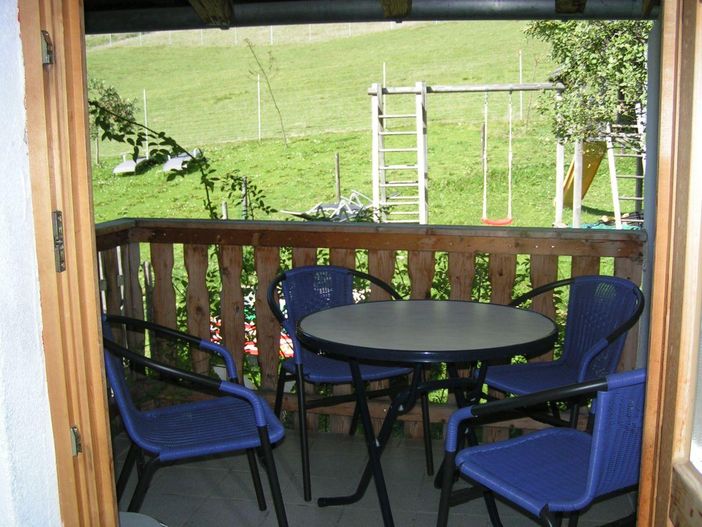 Blick von der Terrasse FeWo Hirschgatter