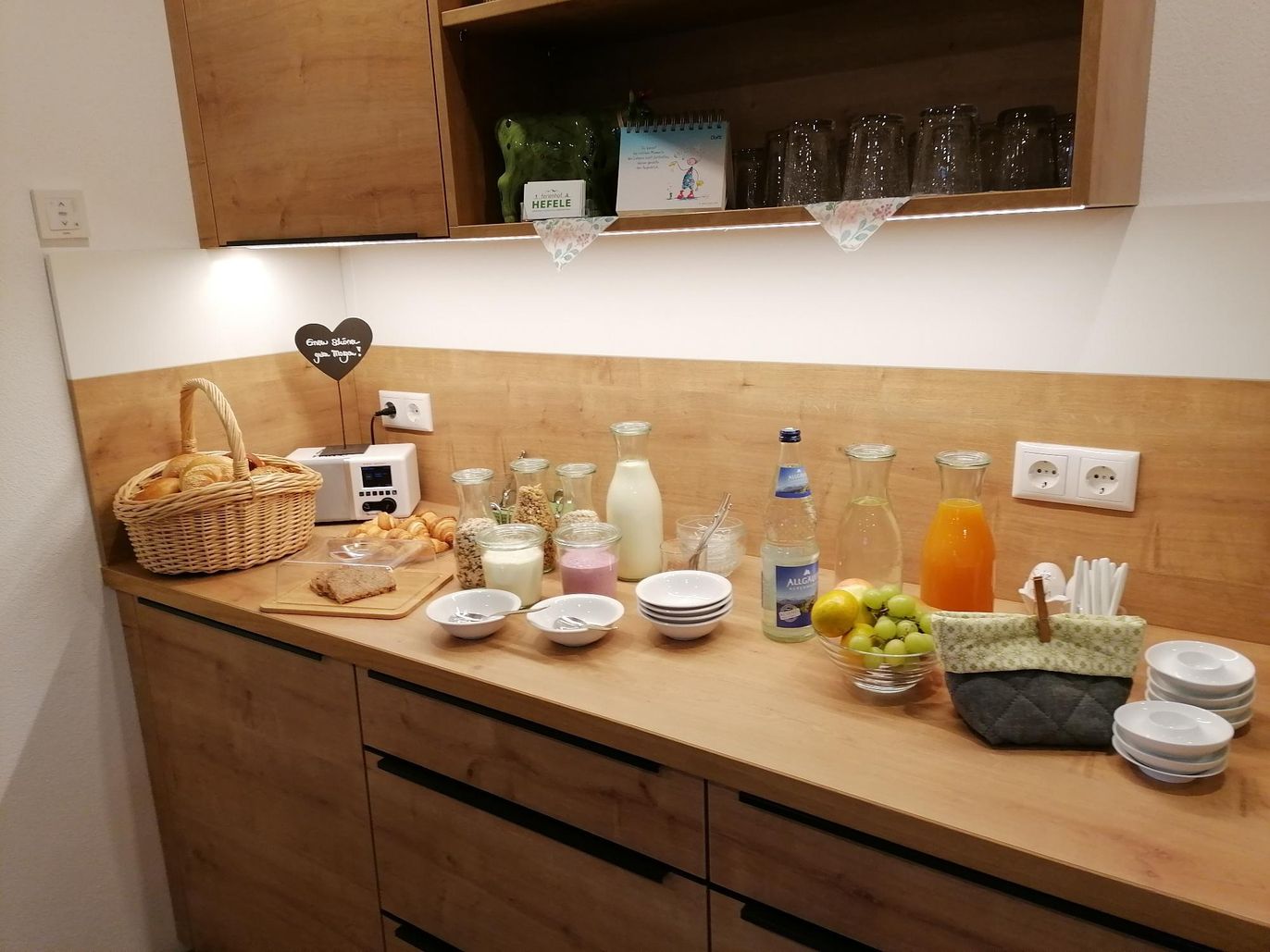 Frühstücksbüffet im Ferienhof Hefele