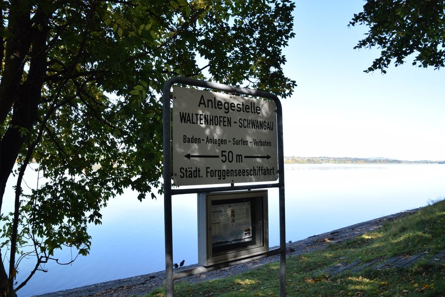 Anlegestelle der Forggensee-Schifffahrt in Waltenhofen