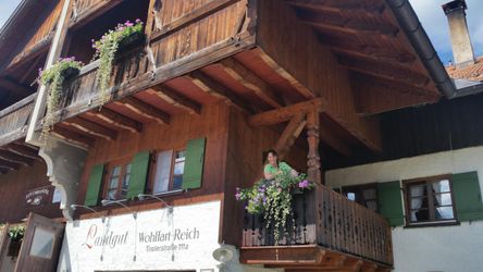 Blick vom Balkon der Roßberg