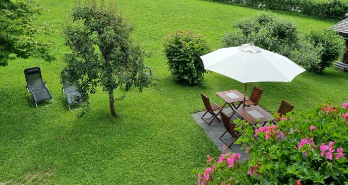 Sitzbereich im Garten