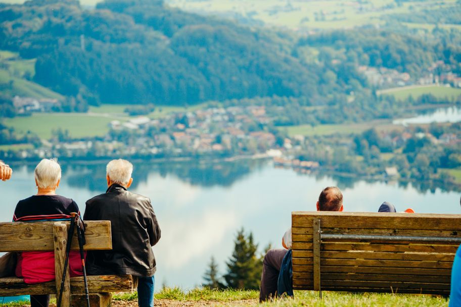Aussichtsbänkle am Alpseeblick