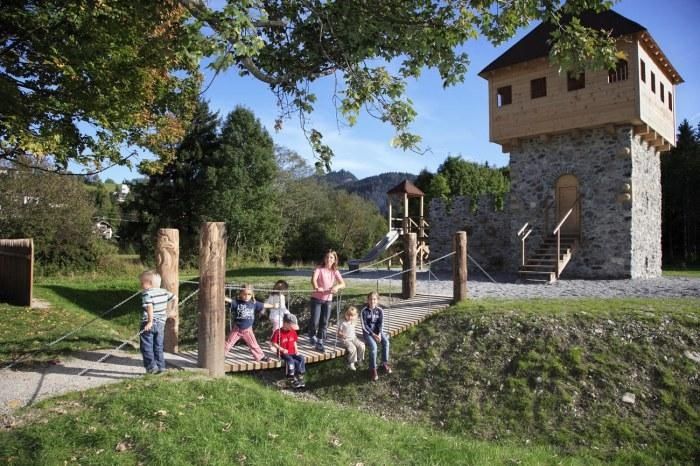 Der Ritter-Spielplatz.