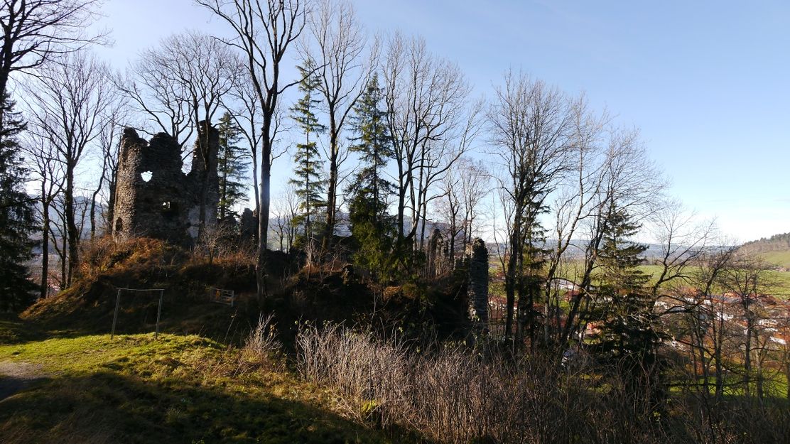 Burgruine Fluhenstein - eine ehemals stattliche Burganlage