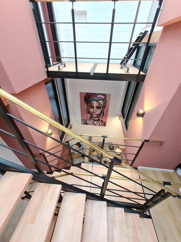 Treppenhaus mit Blick