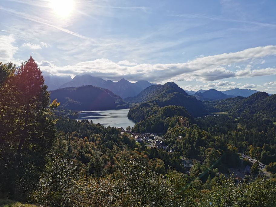 Blick auf dem Alpsee