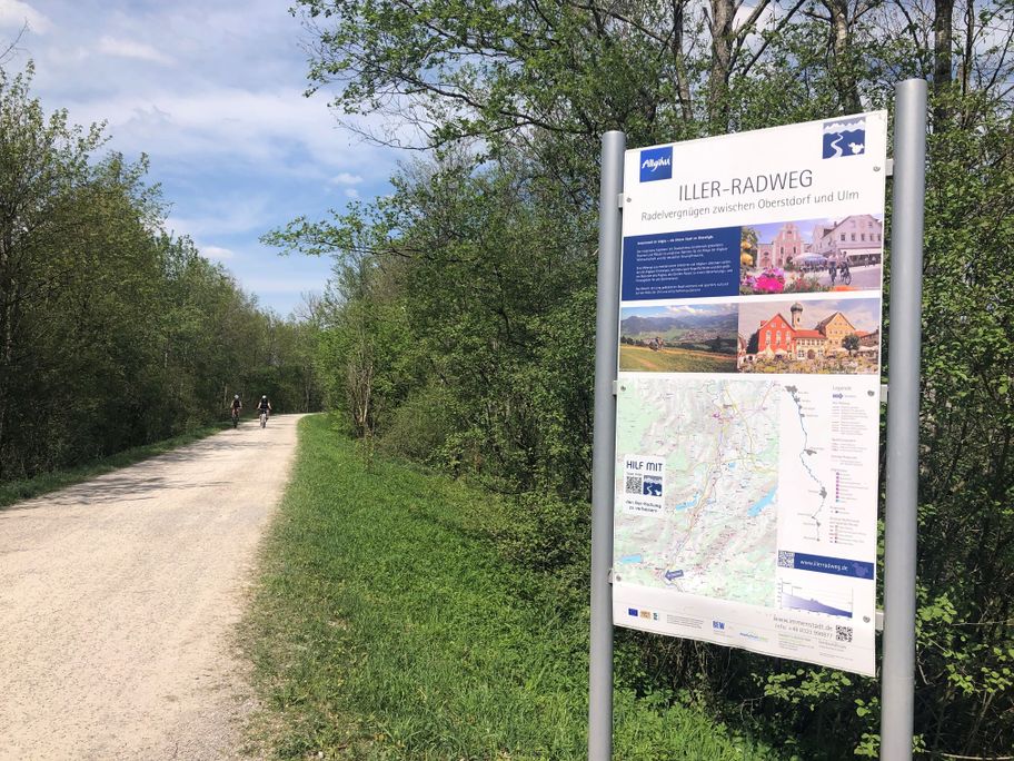 Iller-Radweg bei Immenstadt