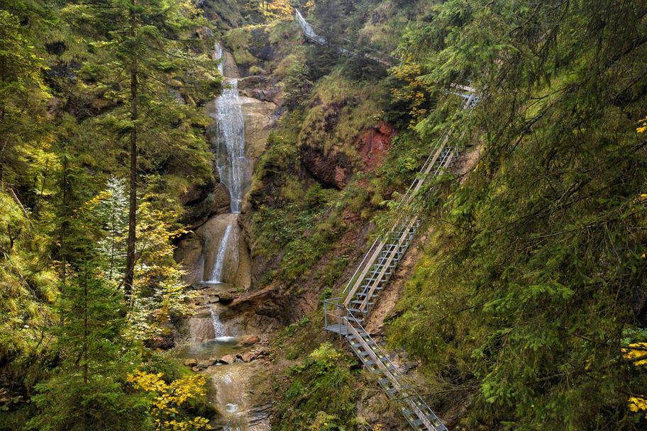 Wasserfall in Nesselwang im Allgäu