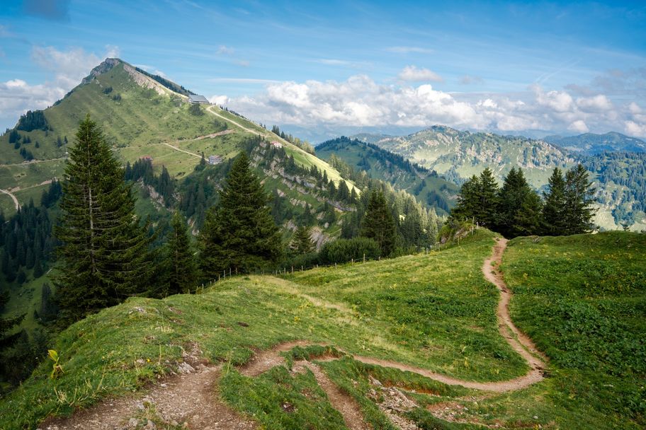 Blick zurück zum Hochgrat