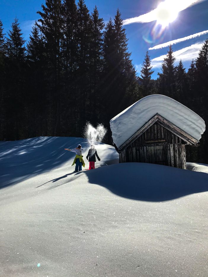 Winter an den Erzgruben