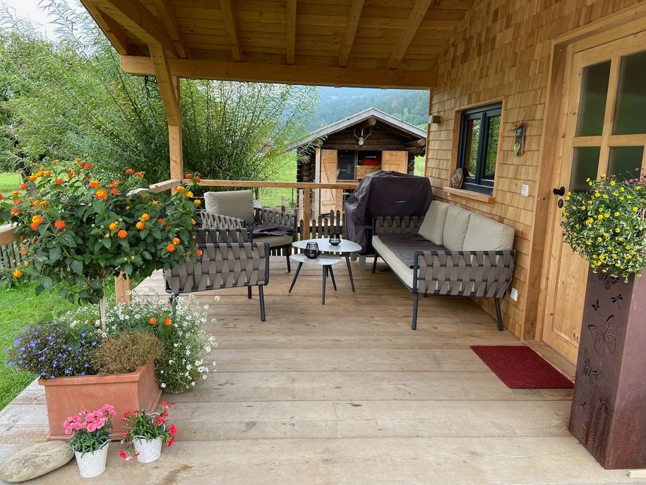 gemütlich sitzen