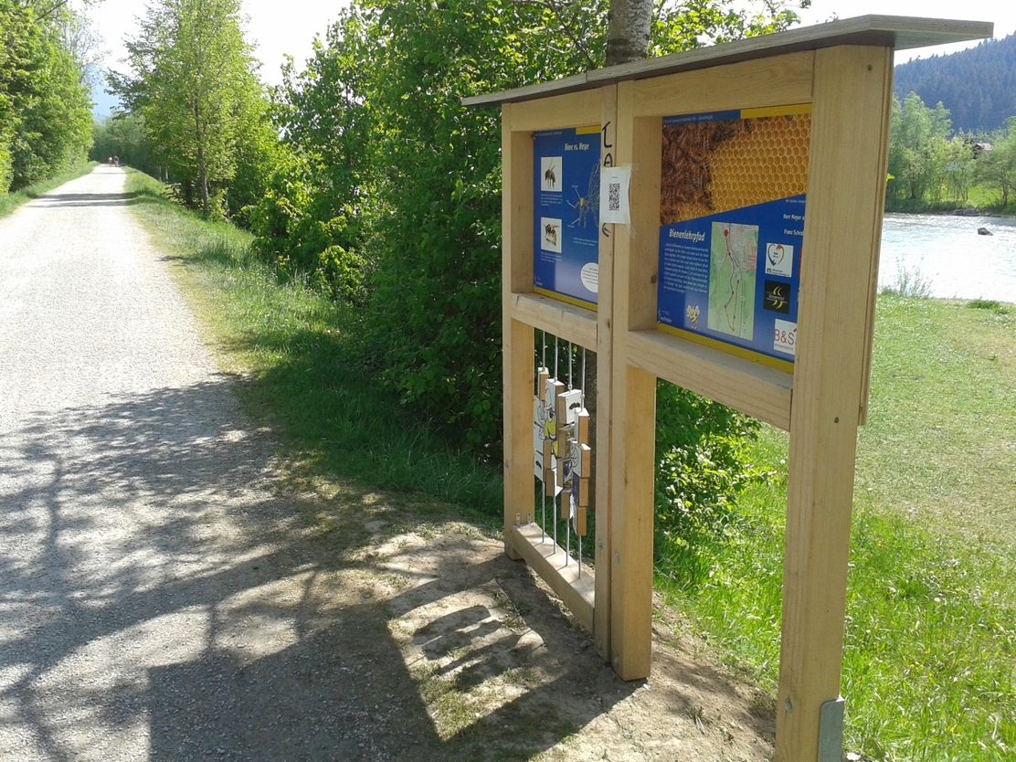 Bienenlehrpfad Tafel Illerradweg