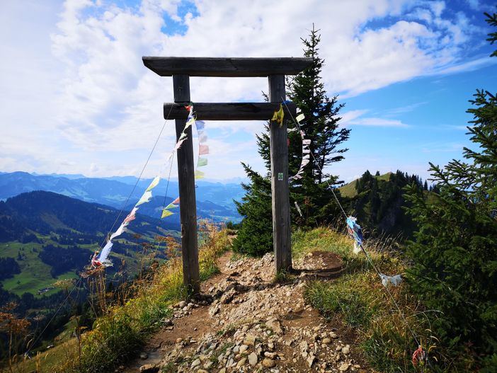 Gratwanderung zum Falken