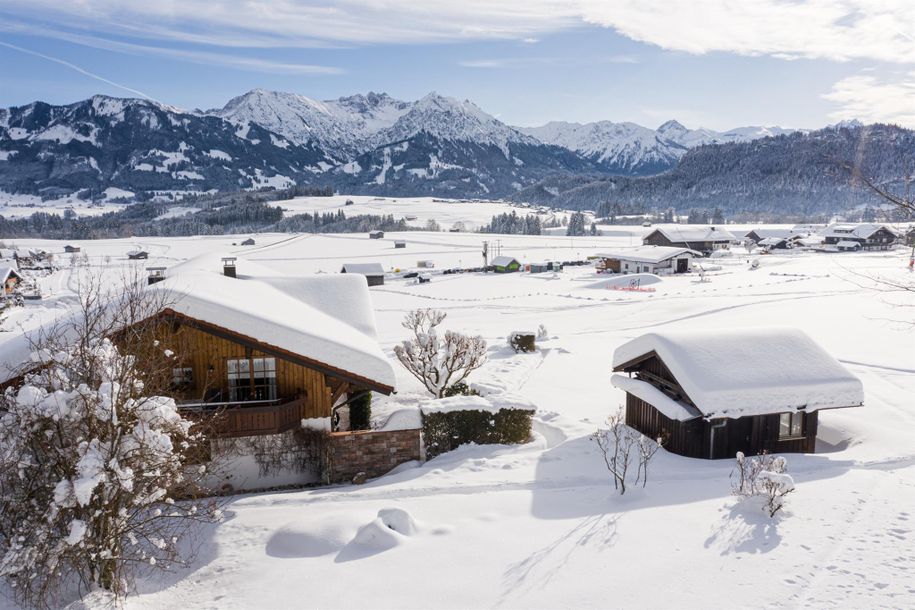 Blick in die Allgäuer Alpen