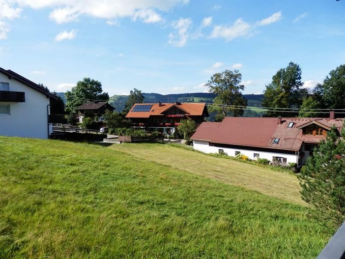 Blick vom Balkon