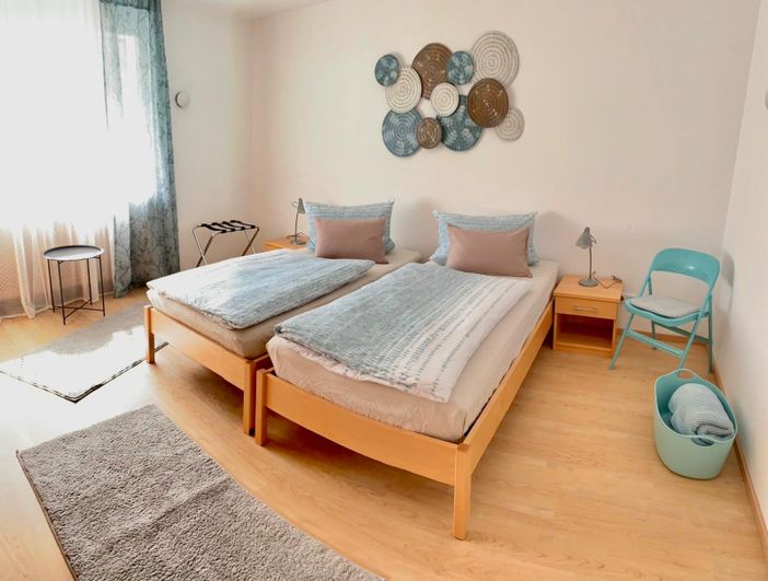 Schlafzimmer 3 mit 2 Einzelbetten