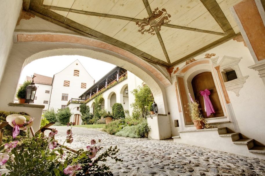 Eingangsbereich zum Schlossinnenhof