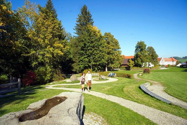 Meditationsgarten im Kneipp-Aktiv-Park Ottobeuren