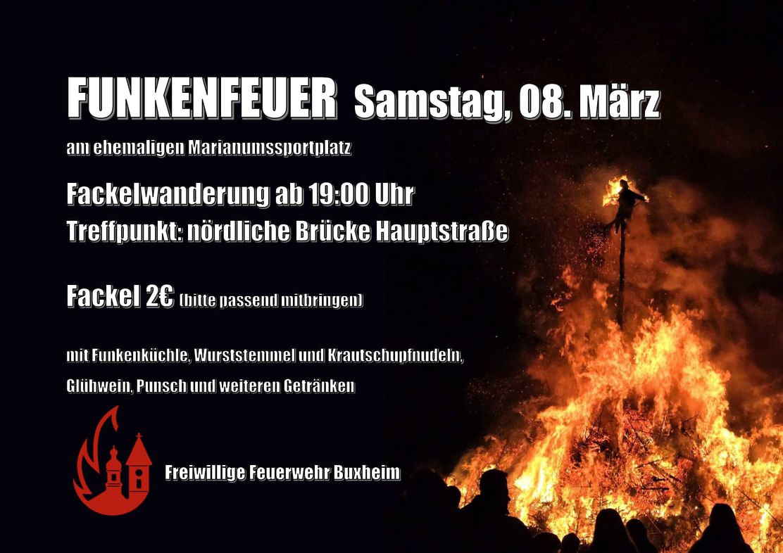 Funkenfeuer©Freiwillige Feuerwehr Buxheim e.V.