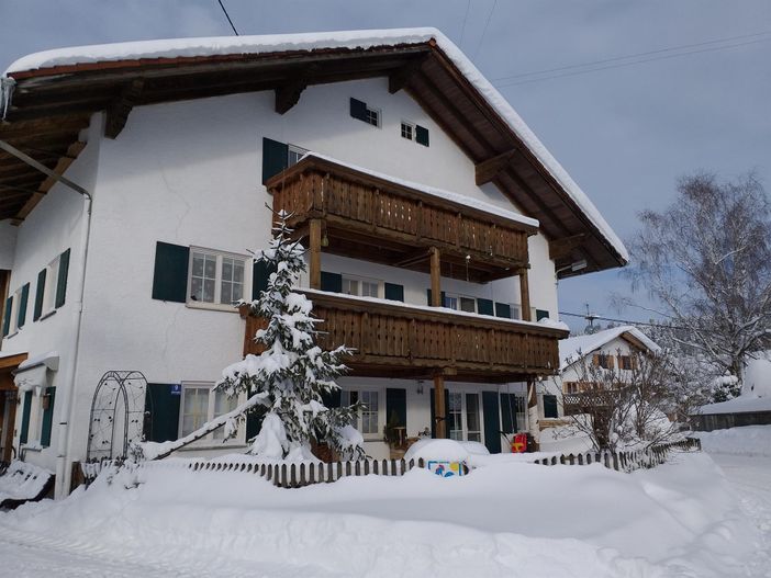 Haus im Winter