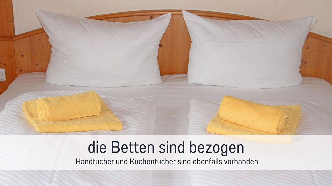 Biohof Burger Betten bezogen