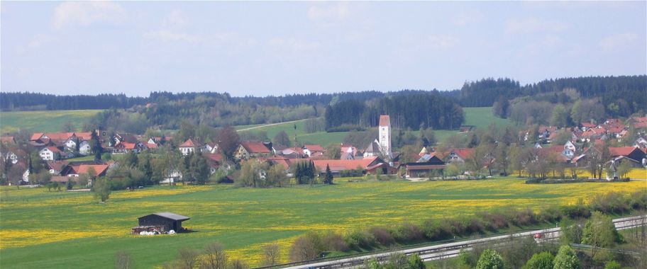 Blick auf Kirchdorf.