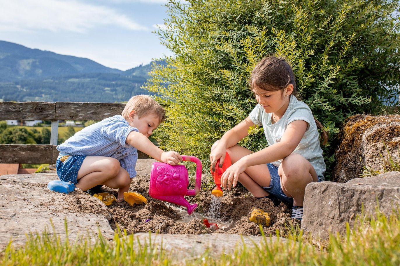 Sandkasten mit Aussicht