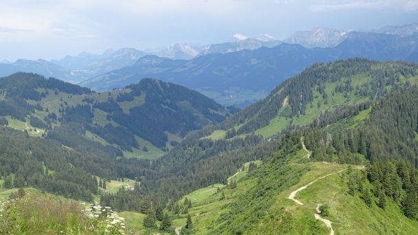 Blick vom Riedberger Horn