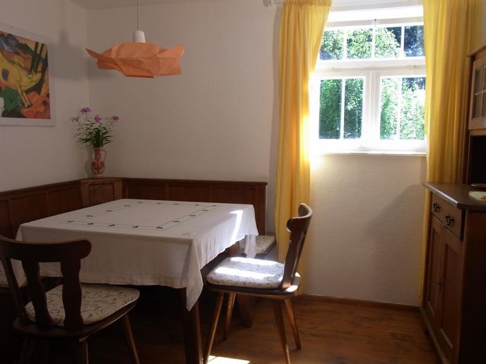 Aufenthaltsraum Ferienwohnung Ergeschoß