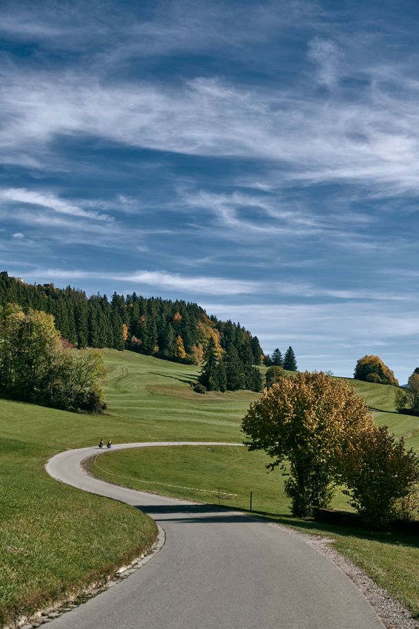 Web_Version-Grüne Landschaft Straße von Eisenberg nach Zell im Ostallgäu @Allgäu GmbH, Marc Oeder