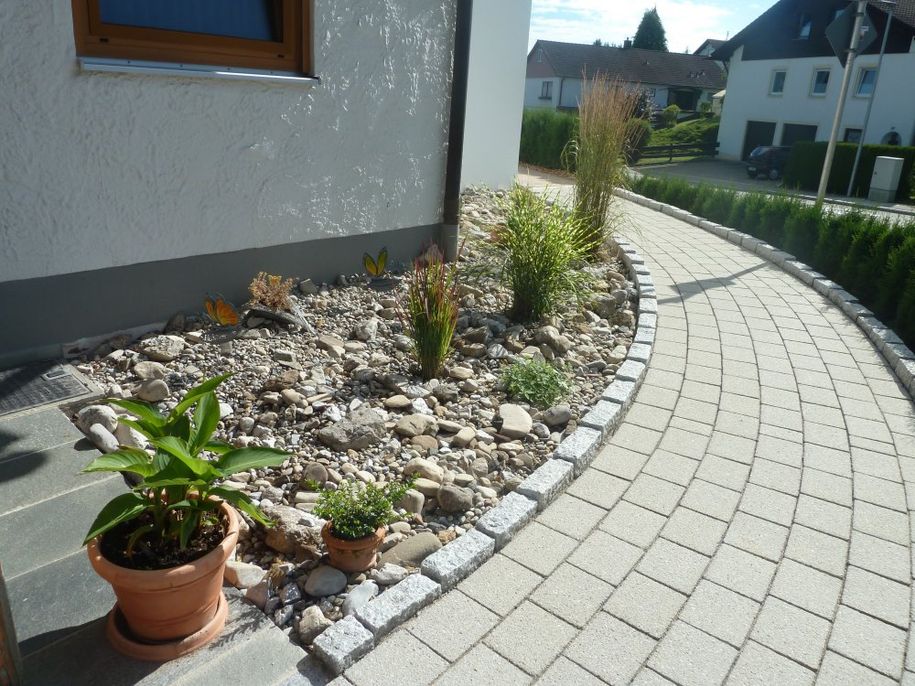 Weg zur Terrasse