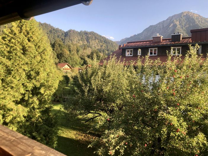 Blick vom Balkon