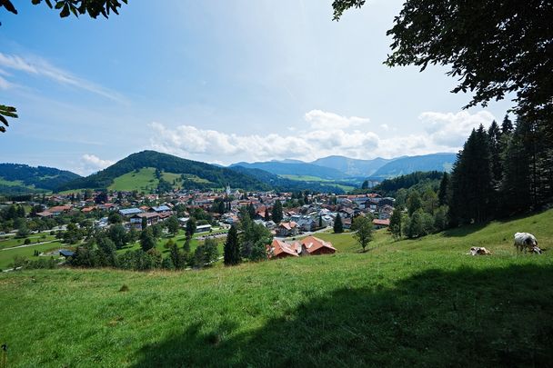 Blick auf Oberstaufen