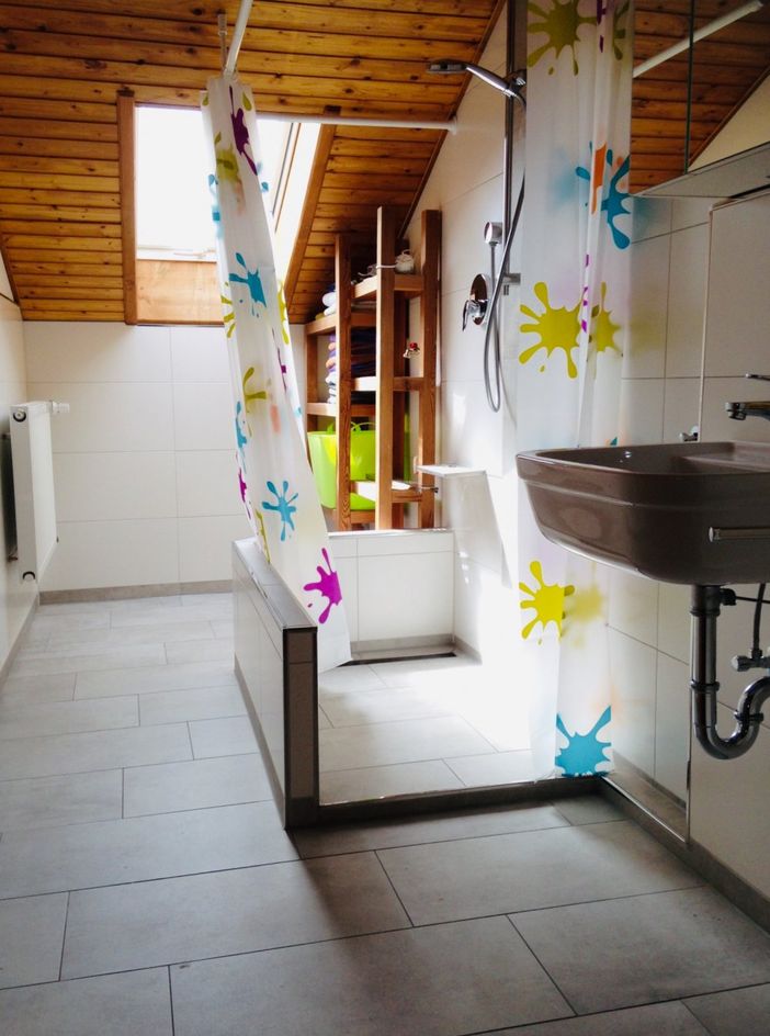 Neu renoviertes Bad
