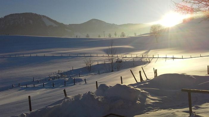 bei uns im Winter