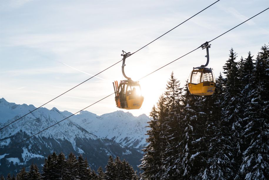 Skifahren mit der Hörnerbahn Bolsterlang