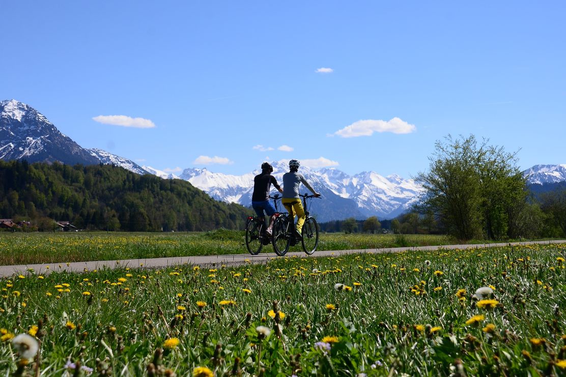 Radfahren rund im Sonthofen