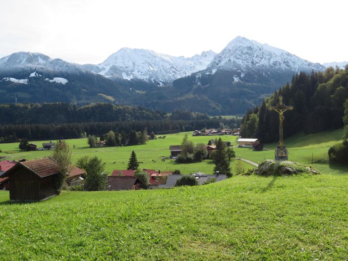 Blick auf Langenwang