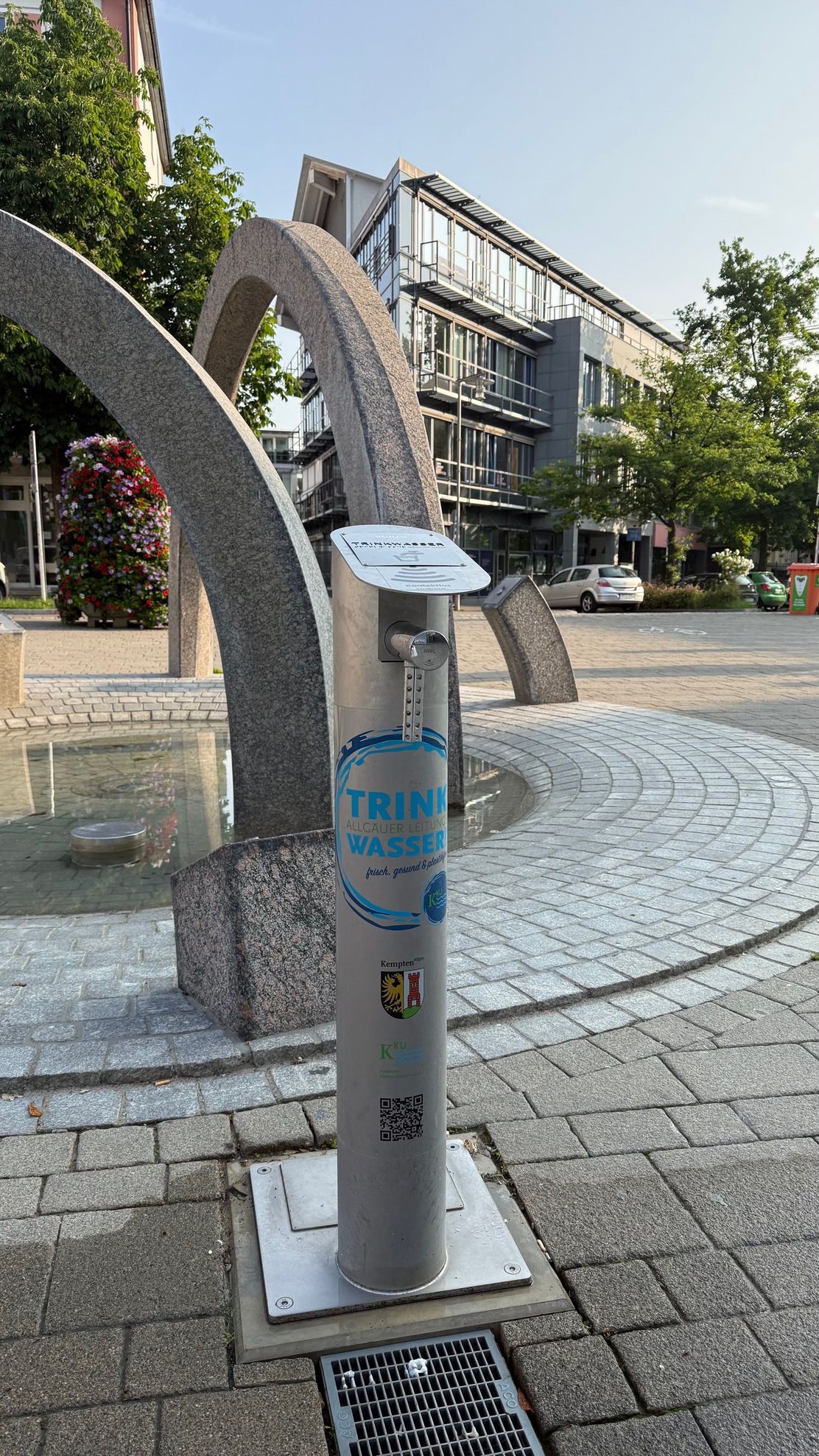 Trinkwasserspender August-Fischer-Platz_2025_Kempten Tourismus