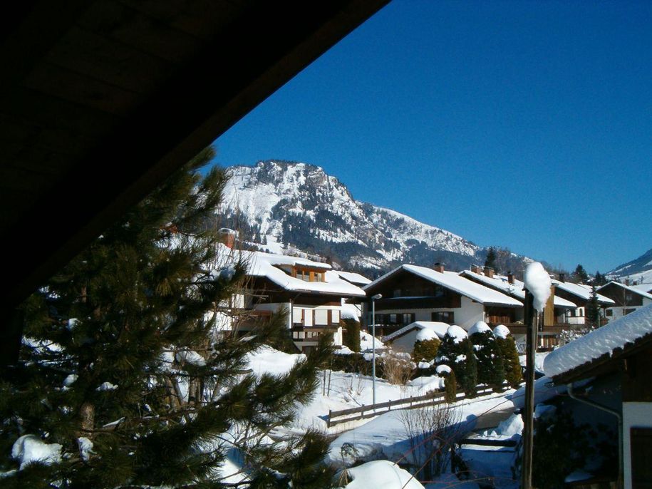 Blick zum Hirschberg Winter